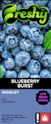 Blueberry Burst 1g Live Resin Flavored Cartridge