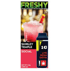 FRESHY - Freshy Shirley Temple 1g Flavored Live Resin Disposable Cartridge Main Image