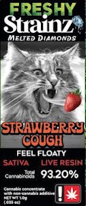 Freshy - Freshy Strainz Strawberry Cough 1g Live Resin Cartridge