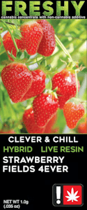 FRESHY - Freshy Strawberry Fields 4Ever 1g Flavored Cart - Hybrid