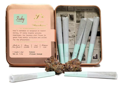 Ruby Farms - African Orange Ruby Farms 7 Pack Pre Roll 3.5G Main Image
