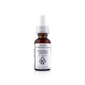 FRIENDLY BRAND - Tincture - Strawberry Cough - Sativa Drops - 1000MG