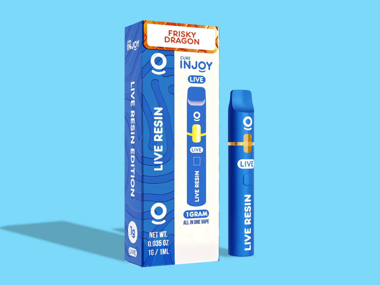 Cure Injoy - Cure Injoy - Frisky Dragon - 1g Live Resin All-In-One Vape Main Image
