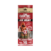 King Palm (The Game) Real Leaf Tubes Red Velvet - 2 pack