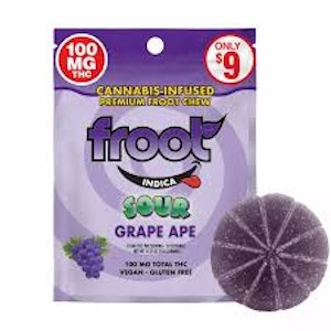 FROOT - FROOT | GRAPE BITE | EDIBLE | 100MG