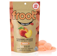 Froot Gummies Peach CBD 1:1