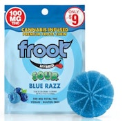 Froot - Sour Gummy - Blue Razz 100mg