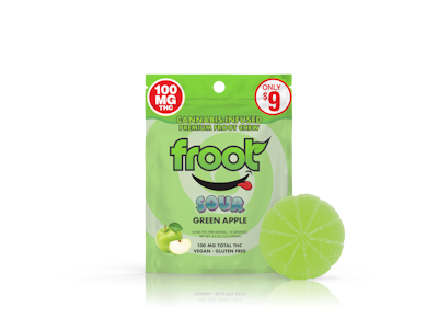 FROOT - Sour Green Apple - 1ct - 100mg