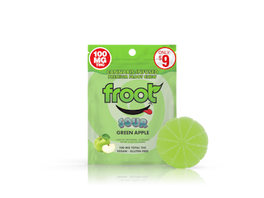 SOUR GREEN APPLE GUMMY - 100MG