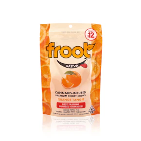 FROOT - Edible - Orange Tangie - 10-Pack - Gummies - 100MG