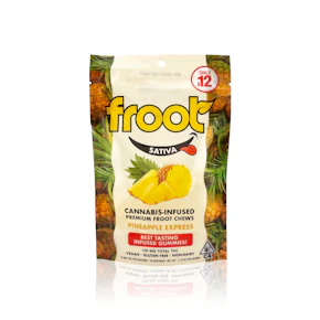 FROOT - Edible - Pineapple Express - 10-Pack - Gummies - 100MG