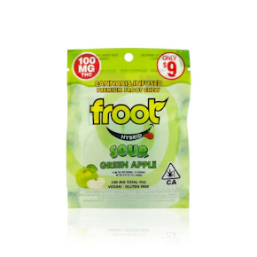 FROOT - Edible - Sour Green Apple - Gummy - 100MG