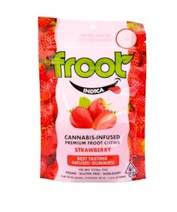 FROOT - Strawberry 100mg 10 Pack Gummies - Froot