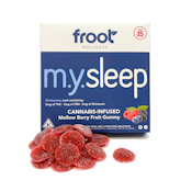Froot - 5:2mg THC/CBN My Sleep Gummies (Mellow Berry-Indica)