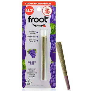 Froot - Froot - 1g Infused PreRoll (Grape Ape-Indica)