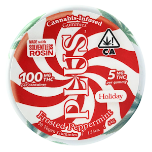 PLUS PRODUCTS - Plus - Holiday - Frosted Peppermint - Gummies - 2pk - 100mg