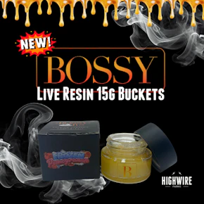 Bossy Live Resin Frozen Pomegranate 15g Bucket