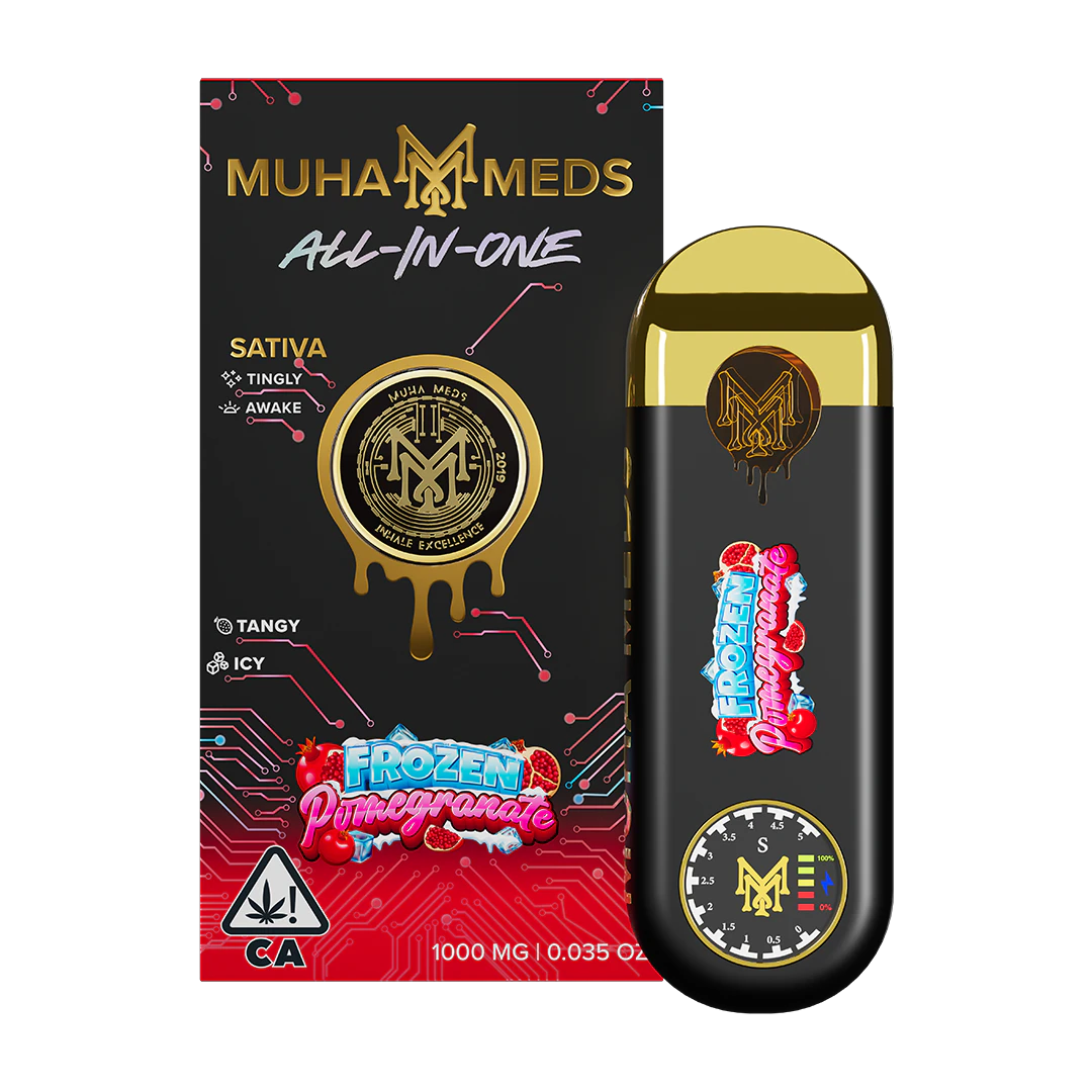Muha Meds - Frozen Pomegranate - 2g Disposable Main Image