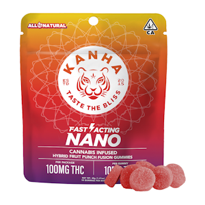 KANHA - KANHA | FRUIT PUNCH FUSION - 10PK | EDIBLE | 100MG