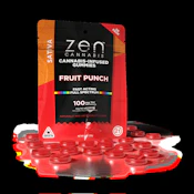 Zen Cannabis Sativa Fruit Punch Gummies 00013