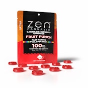 Zen Cannabis - Fruit Punch Sativa Gummies 100mg