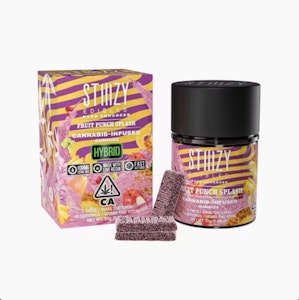 STIIIZY - STIIIZY: Fruit Punch Splash Nano Enhanced Gummies 10 pieces/100mg (H)