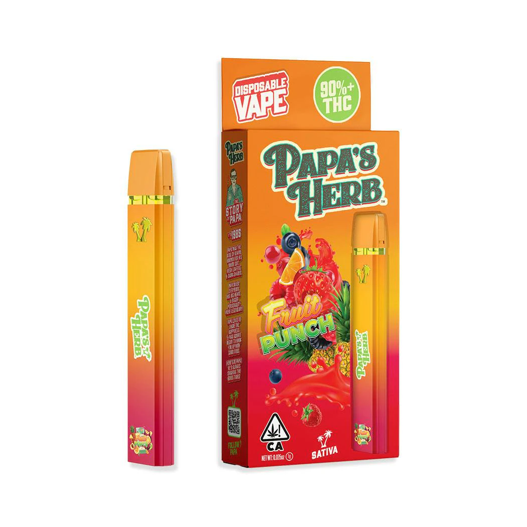 Papa's Herb - Papa's Herb - 1g AIO Cartridge (Fruit Punch-Sativa) Main Image