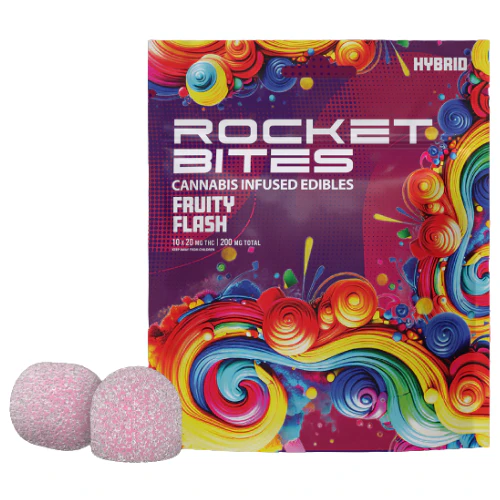 Rocket Bites - Rocket Bites - Fruity Flash 200mg Main Image