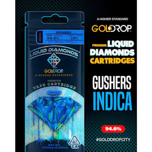 GOLDDROP - Gushers Liquid Diamonds 94.6% THC | Gold Drop | 1g Cart