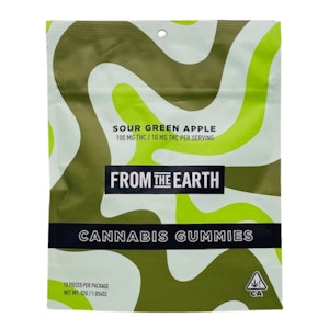 FROM THE EARTH - SOUR GREEN APPLE 100MG - FROM THE EARTH