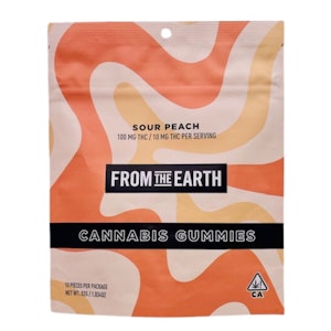 FROM THE EARTH - SOUR PEACH 100MG - FROM THE EARTH
