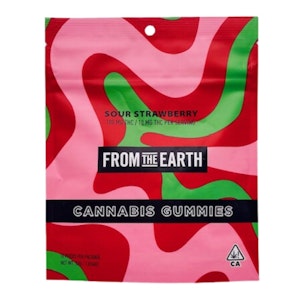 FROM THE EARTH - SOUR STRAWBERRY 100MG - FROM THE EARTH
