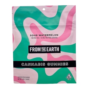 FROM THE EARTH - SOUR WATERMELON 100MG - FROM THE EARTH