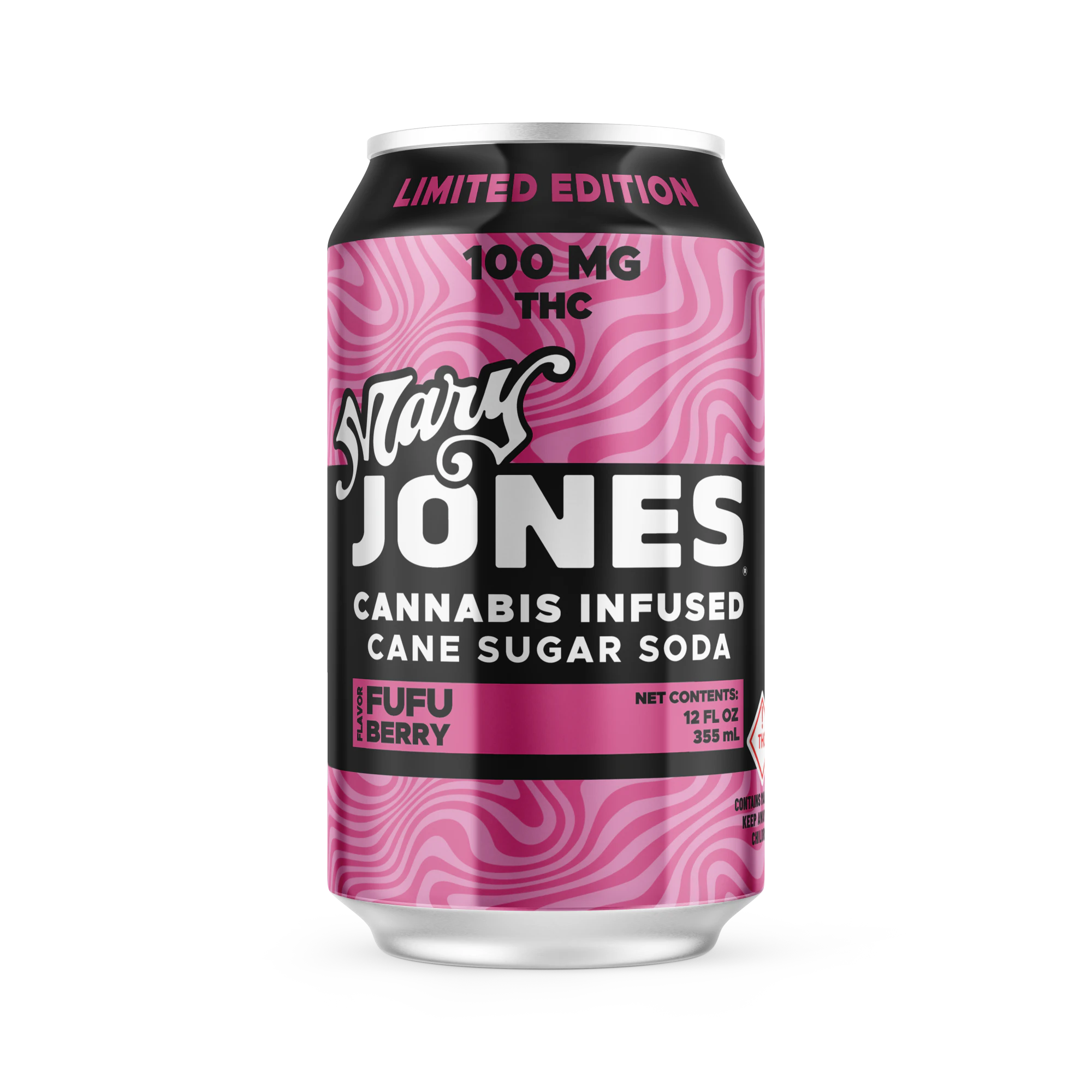 MARY JONES SODAS - Mary Jones Soda - Fufu Berry - 100mg Main Image