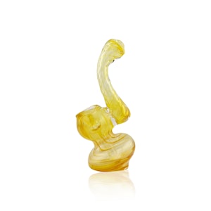 TROPICANNA - TROPICANNA - Glass - 4" Fumed Sherlock Mini Bubbler
