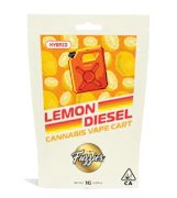 FUZZIES: Lemon Diesel 1g Vape Cart (H)