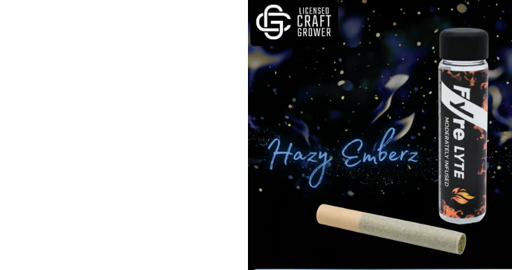 Fyre Brannd - Fyre Lyte | Infused Single | Hazy Emberz | 1g Main Image