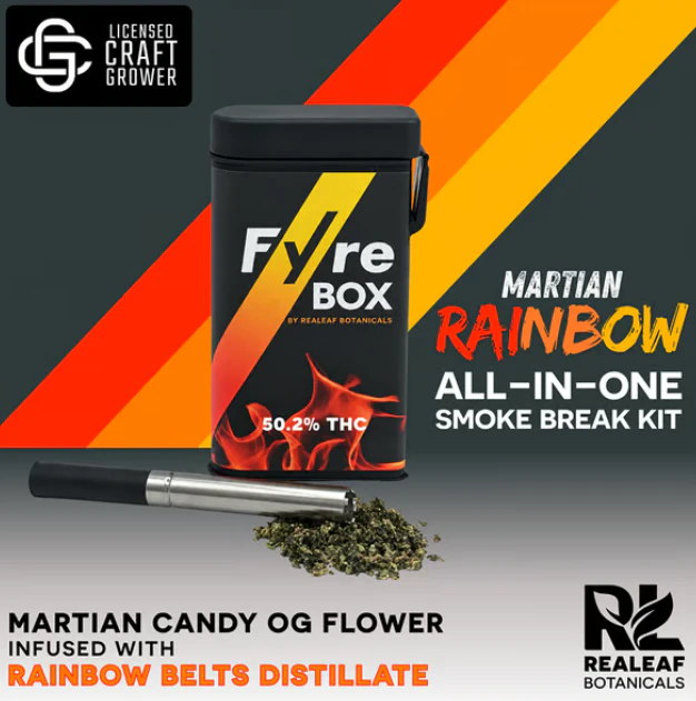 Fyre Brannd - Martian Rainbow Infused Shake Box Kit - 3.5g Main Image