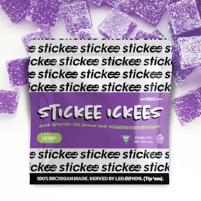Stickee-ickees - Grape 200MG (5x40MG)