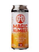 Magic Number Passionfruit Seltzer 100mg