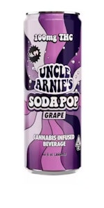 UNCLE ARNIE'S -  [UNCLE ARNIE'S] Soda - 100mg - Grape (H)