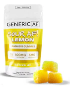 Generic AF | Gummy | Sour Lemon | 100mg 20pk (sativa)