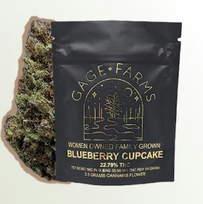 Gage Farms - Blueberry Cupcake - 22.79% THC - 3.5g - Dry Flower