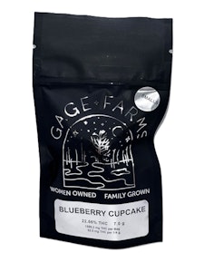 GAGE FARMS - Gage Farms - Blueberry Cupcake - 22.66% THC - 7g - Smalls - Dry Flower