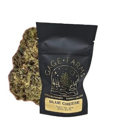 Gage Farms - Blue Cheese - 25.34% THC - 3.5g - Dry Flower