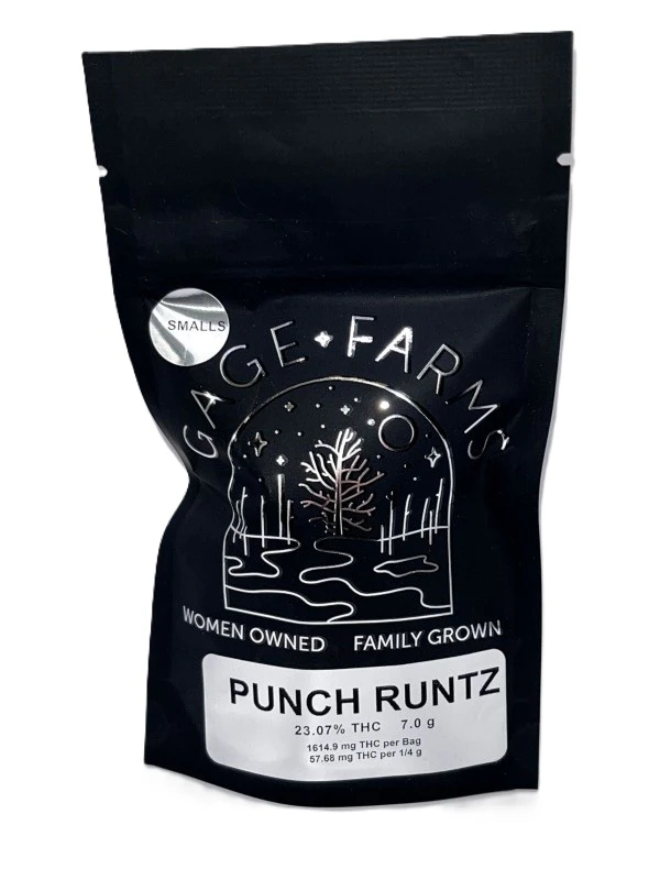 Gage Farms - Gage Farms - Punch Runtz - 23.07% THC - 7g - Smalls - Dry Flower Main Image
