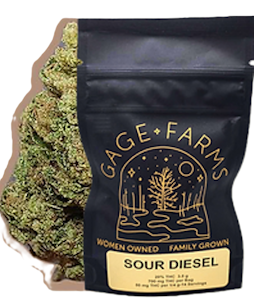 GAGE FARMS - Gage Farms - Sour Diesel - 22.4% THC - 3.5g Dry Flower