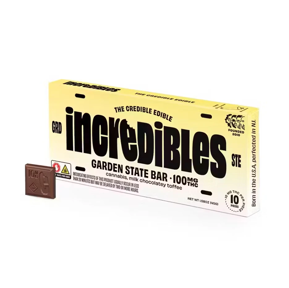 incredibles - Garden State Chocolate Toffee 100mg Main Image