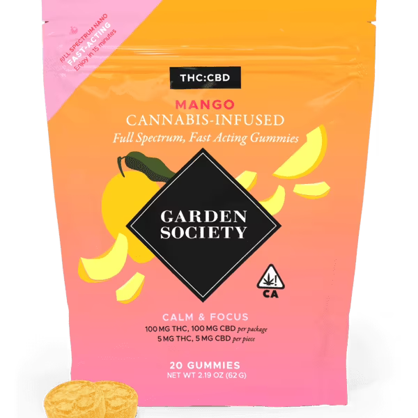 Garden Society | Mango | CBD 1:1 | Gummies