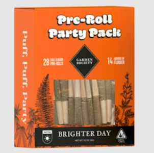 GARDEN SOCIETY - Garden Society | Brighter Day | Key Lime Jack | Party Pack | Pre-Roll 28pk | 14g